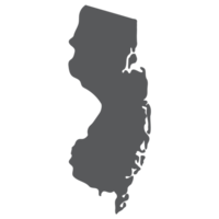 New Jersey state map. Map of the U.S. state of New Jersey. png