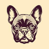 French bulldog vector