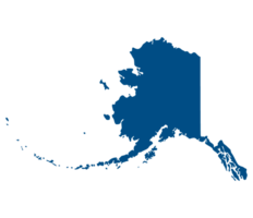Alaska Etat carte. nous Etat de Alaska carte. png