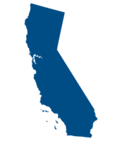 California state map. Map of the US state of California. png