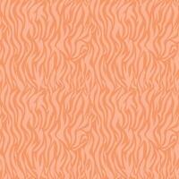 Zebra fur seamless pattern with color of the year 2024 Peach Fuzz. Texture of striped animal skin. Fashion and luxury textile design. Ideal for print, fabric, backdrop, cover, banner, wrapping paper vector