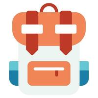 Travel backpack object illusatration vector