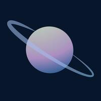 Fantasy cartoon planet.  isolated object. Space background. vector