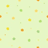 Simple floral seamless pattern texture background vector