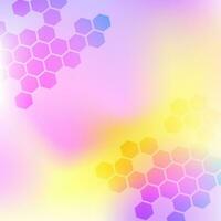 Abstract  background with hexagon shapes vector