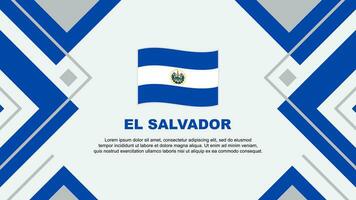 El Salvador Flag Abstract Background Design Template. El Salvador Independence Day Banner Wallpaper Vector Illustration. El Salvador Illustration