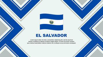 El Salvador Flag Abstract Background Design Template. El Salvador Independence Day Banner Wallpaper Vector Illustration. El Salvador Vector