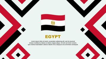 Egypt Flag Abstract Background Design Template. Egypt Independence Day Banner Wallpaper Vector Illustration. Egypt Template