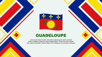 Guadeloupe Flag Abstract Background Design Template. Guadeloupe Independence Day Banner Wallpaper Vector Illustration. Guadeloupe Flag