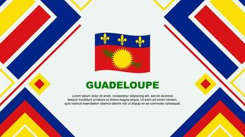 Guadeloupe Flag Abstract Background Design Template. Guadeloupe Independence Day Banner Wallpaper Vector Illustration. Guadeloupe Flag