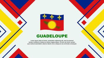 Guadeloupe Flag Abstract Background Design Template. Guadeloupe Independence Day Banner Wallpaper Vector Illustration. Guadeloupe Illustration