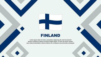 Finlandia bandera resumen antecedentes diseño modelo. Finlandia independencia día bandera fondo de pantalla vector ilustración. Finlandia modelo