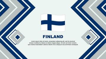 Finland Flag Abstract Background Design Template. Finland Independence Day Banner Wallpaper Vector Illustration. Finland Design