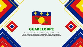 Guadeloupe Flag Abstract Background Design Template. Guadeloupe Independence Day Banner Wallpaper Vector Illustration. Guadeloupe Background