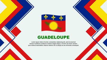 Guadeloupe Flag Abstract Background Design Template. Guadeloupe Independence Day Banner Wallpaper Vector Illustration. Guadeloupe Banner