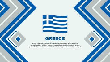 Greece Flag Abstract Background Design Template. Greece Independence Day Banner Wallpaper Vector Illustration. Greece Design