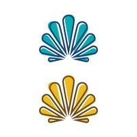 Shell vector icon illustration