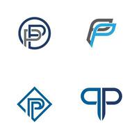 P Letter logo Template vector