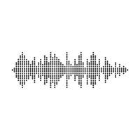 Sound waves vector illustration