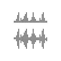 Sound waves vector illustration