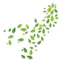 Eco nature Leaf Background Vector Illustration