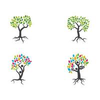 Tree branch vector ilustration design