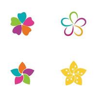 Beauty icon flowers design illustration vector