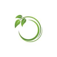 Bio leaf Icon Illustration design vector