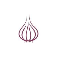 Garlic vector icon illustration design