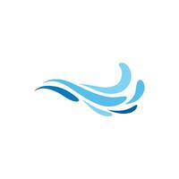 Water wave icon vector