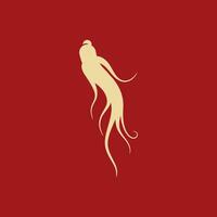 Ginseng vector icon illustration