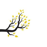 Tree branch vector ilustration design