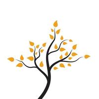 Tree branch vector ilustration design