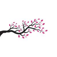 Tree branch vector ilustration design