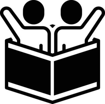 Solid icon for contains vector