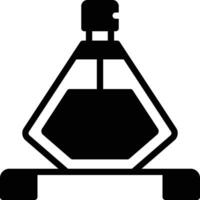 Solid icon for perfume vector