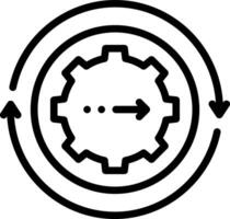line icon for continuing vector