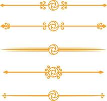 Vector set line border