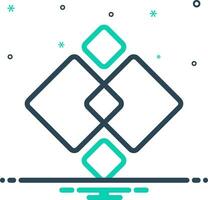 mix icon for common vector