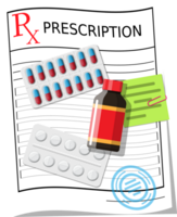 Prescription rx, pills, capsules for illness png