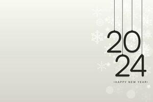 new year 2024 elegant background design vector