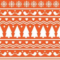 Seamless Scandinavian pattern for Christmas and New Year for winter hat, ugly sweater, jumper, paper or other designs. vector