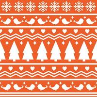 Seamless Scandinavian pattern for Christmas and New Year for winter hat, ugly sweater, jumper, paper or other designs. vector