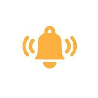 Notification bell icon vector