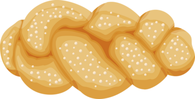 brioche juif traditionnel vacances pain. png