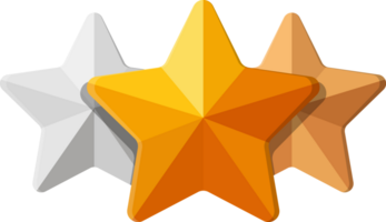 Star shape ornament png