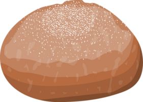 Loaf of wheat and rye toast bread png