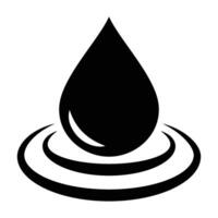 water drop icon vector