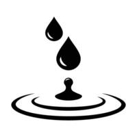 water drop icon vector