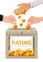 Rating box. Reviews five stars. png